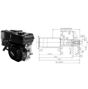 MEGHAJTÓ MOTOR ZONGSHEN GB420 420cc 13,0 KÚPOS TENGELY MEGHAJTÓ MOTOR ZONGSHEN GB420 420cc 13,0 KÚPOS TENGELY