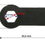 KÉS talajlazító CASTORAMA SPS38 HECHT 5654 KOMPLETT 18 db.
