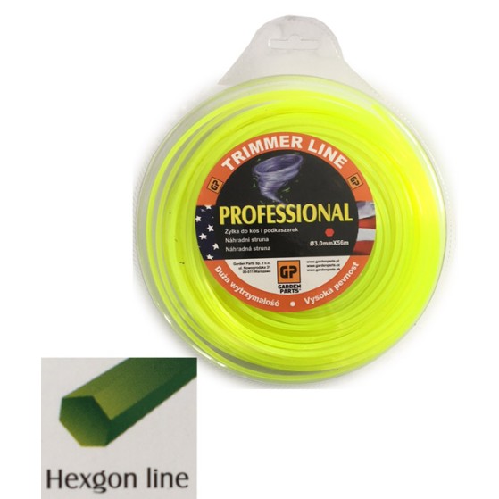 VÁGÓDAMIL HEXAGON LINE 3,00mm 56M