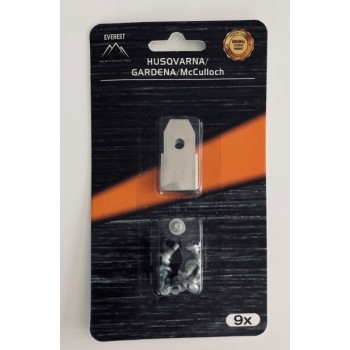 TARTALÉK KÉS ROBOTFŰNYÍRÓHOZ HUSQVARNA GARDENA 35mm - 9 db (535138701, 535138702, 535138801, 505127801, 505127802, 535138702, 535138802, 577606402, 577864602, 577606502, 577606504, 577606602, 577606603, 577864401, 577606505, 595084402, 84610, 7001220, 408 TARTALÉK KÉS ROBOTFŰNYÍRÓHOZ HUSQVARNA GARDENA 35mm - 9 db (535138701, 535138702, 535138801, 505127801, 505127802, 535138702, 535138802, 577606402, 577864602, 577606502, 577606504, 577606602, 577606603, 577864401, 577606505, 595084402, 84610, 7001220, 408