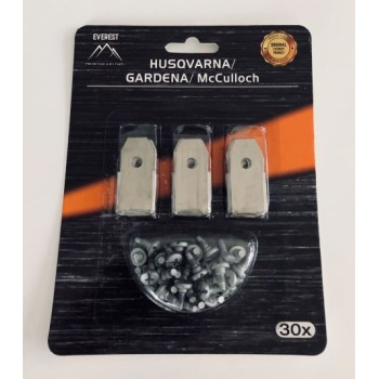 TARTALÉK KÉS ROBOTFŰNYÍRÓHOZ HUSQVARNA GARDENA 35mm - 30 db (535138701, 535138702, 535138801, 505127801, 505127802, 535138702, 535138802, 577606402, 577864602, 577606502, 577606504, 577606602, 577606603, 577864401, 577606505, 595084402, 84610, 7001220, 40 TARTALÉK KÉS ROBOTFŰNYÍRÓHOZ HUSQVARNA GARDENA 35mm - 30 db (535138701, 535138702, 535138801, 505127801, 505127802, 535138702, 535138802, 577606402, 577864602, 577606502, 577606504, 577606602, 577606603, 577864401, 577606505, 595084402, 84610, 7001220, 40