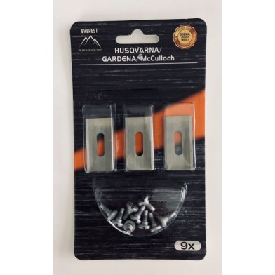 TARTALÉK KÉS ROBOTFŰNYÍRÓHOZ HUSQVARNA GARDENA 35mm NEW - 9 db (535138701, 535138702, 535138801, 505127801, 505127802, 535138702, 535138802, 577606402, 577864602, 577606502, 577606504, 577606602, 577606603, 577864401, 577606505, 595084402, 84610, 7001220, TARTALÉK KÉS ROBOTFŰNYÍRÓHOZ HUSQVARNA GARDENA 35mm NEW - 9 db (535138701, 535138702, 535138801, 505127801, 505127802, 535138702, 535138802, 577606402, 577864602, 577606502, 577606504, 577606602, 577606603, 577864401, 577606505, 595084402, 84610, 7001220,