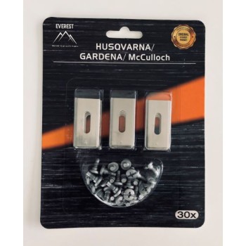 TARTALÉK KÉS ROBOTFŰNYÍRÓHOZ HUSQVARNA GARDENA 35mm NEW - 30 db (535138701, 535138702, 535138801, 505127801, 505127802, 535138702, 535138802, 577606402, 577864602, 577606502, 577606504, 577606602, 577606603, 577864401, 577606505, 595084402, 84610, 7001220 TARTALÉK KÉS ROBOTFŰNYÍRÓHOZ HUSQVARNA GARDENA 35mm NEW - 30 db (535138701, 535138702, 535138801, 505127801, 505127802, 535138702, 535138802, 577606402, 577864602, 577606502, 577606504, 577606602, 577606603, 577864401, 577606505, 595084402, 84610, 7001220