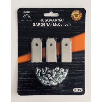 TARTALÉK KÉS ROBOTFŰNYÍRÓHOZ HUSQVARNA GARDENA 43mm - 30 db (535138701, 535138702, 535138801, 505127801, 505127802, 535138702, 535138802, 577606402, 577864602, 577606502, 577606504, 577606602, 577606603, 577864401, 577606505, 595084402, 84610, 7001220, 40 TARTALÉK KÉS ROBOTFŰNYÍRÓHOZ HUSQVARNA GARDENA 43mm - 30 db (535138701, 535138702, 535138801, 505127801, 505127802, 535138702, 535138802, 577606402, 577864602, 577606502, 577606504, 577606602, 577606603, 577864401, 577606505, 595084402, 84610, 7001220, 40