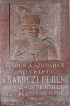 Borsi Rakoczi szulohaz emlektabla