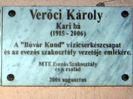 14. veroci karoly emlektablaja