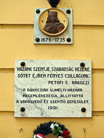 15. satoraljaujhely rakoczi emlektabla