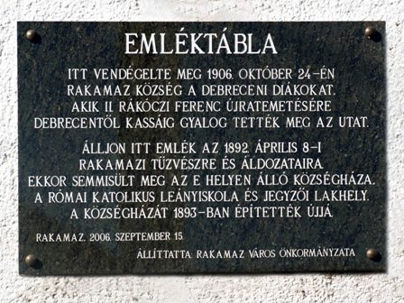 08. rakamaz rakoczi emlektabla