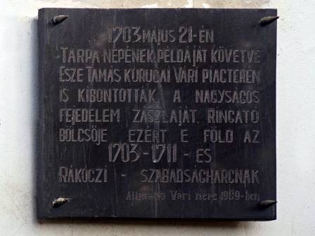 10. mezovari rakoczi emlektabla w