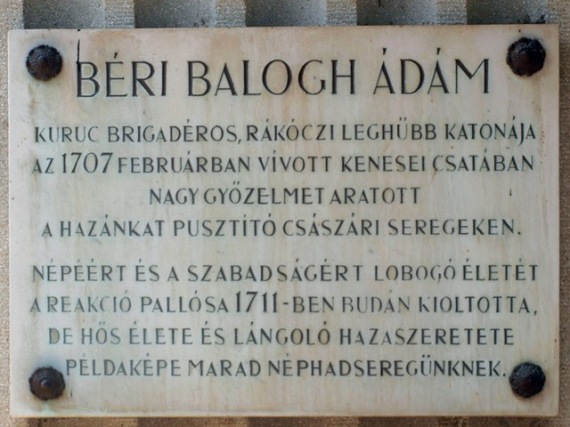 14. balatonkenese beri balogh adam emlektabla