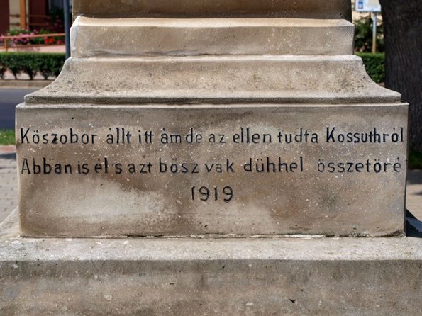 07. Buj Kossuth szobor talapzata