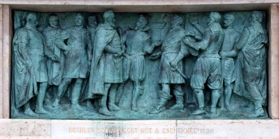 31. hosok tere bethlen gabor dombormu