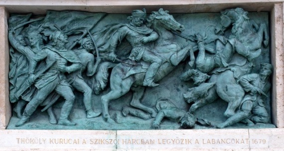 33. hosok tere thokoly imre dombormu