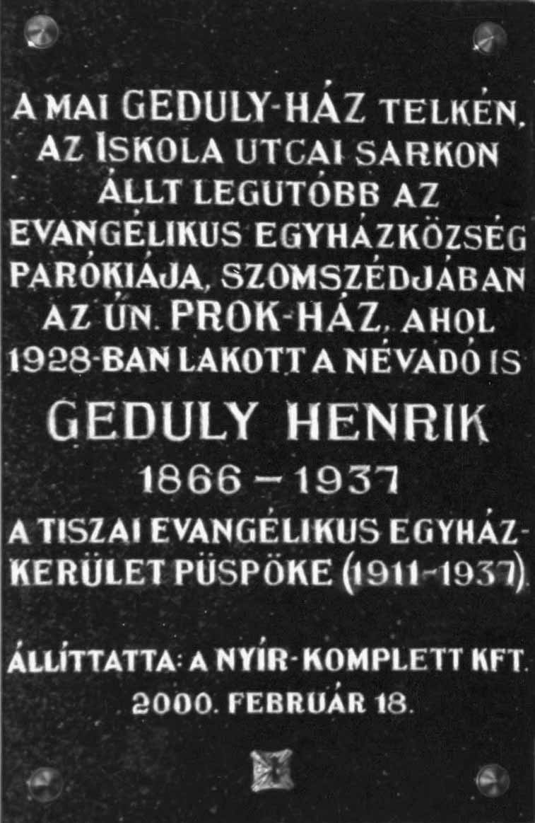 03. Geduly Henrik emlektabla