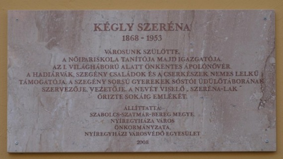 05. nyiregyhaza kegly szerena emlektabla