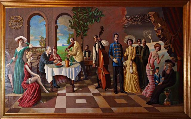 24. Korona Szallo krudy festmeny