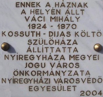 04. Vaci Mihaly emlektabla