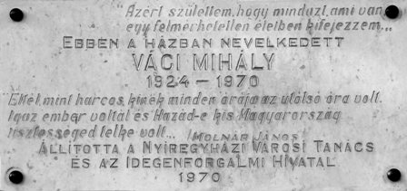 05. Vaci Mihaly emlektabla