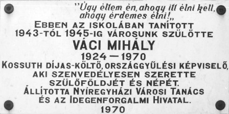 12. vaci mihaly emlektabla