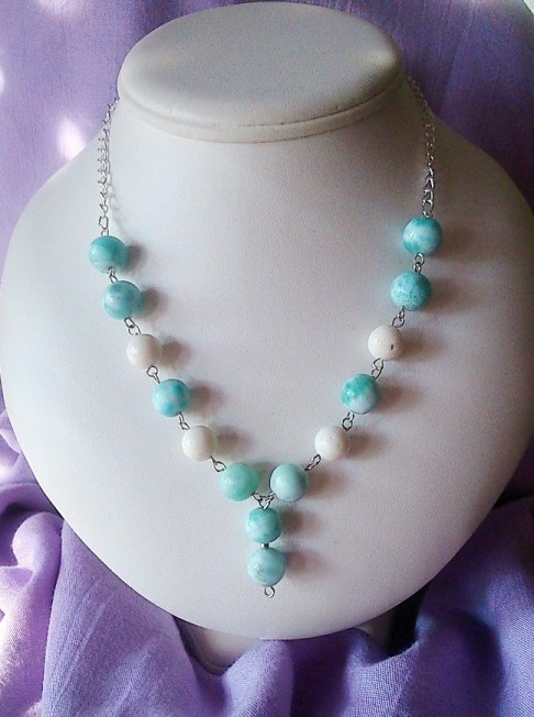 larimar - fehér korall