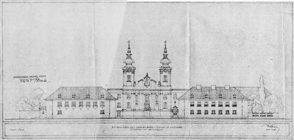 A ferences rendház tervrajza 01. Ferences rendhaz tervrajz