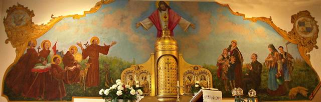 Z. Szalay Pál: A ferences rendház kápolnájának oltárképe 09. Nyiregyhaza ferences rendhaz oltarkep