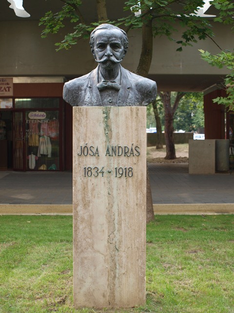 Győrfy Lajos: Dr. Jósa András (1987) Nyiregyhaza Josa Andras 02