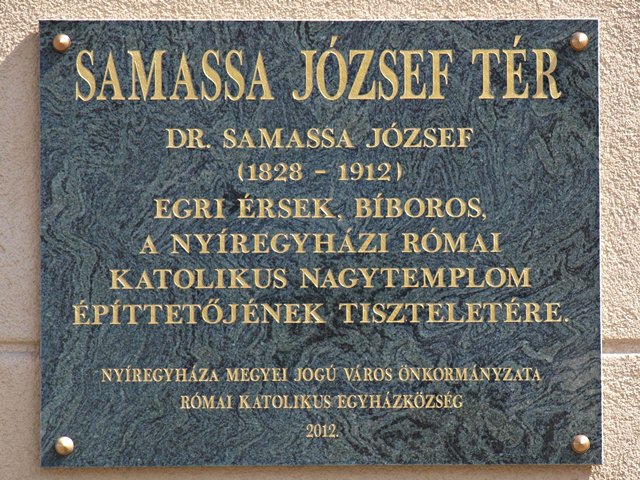 Samassa József tér Nyiregyhaza Samassa Jozsef ter web