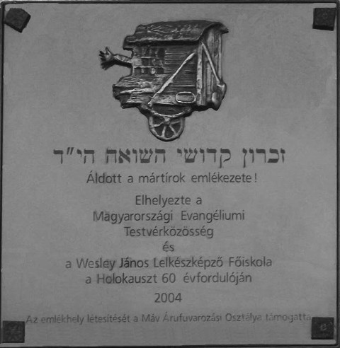 Holokauszt emléktábla 24. holokauszt allomas