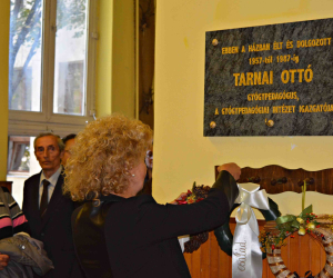 2015. október 21. Tarnai Ottó emléktábla